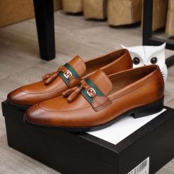 Fashion Luxury Genuine Leather Men Shoes - 2020081725