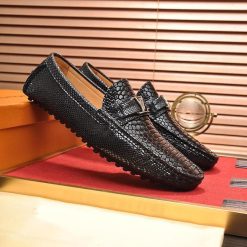 Fashion Luxury Leather Men shoes-L090312