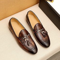 Luxury Genuine Leather Men's Shoes - 2020120904